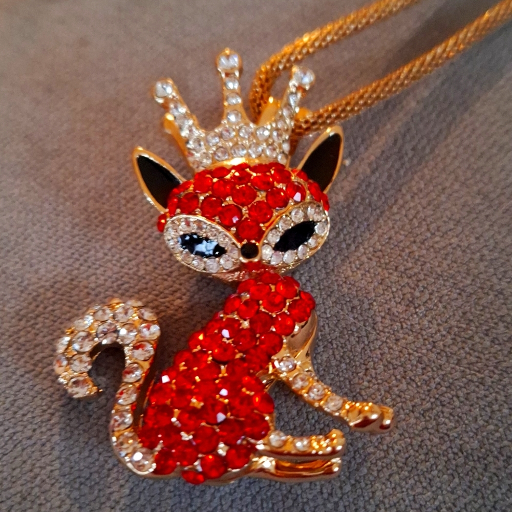 JTV Red Fox Neclace